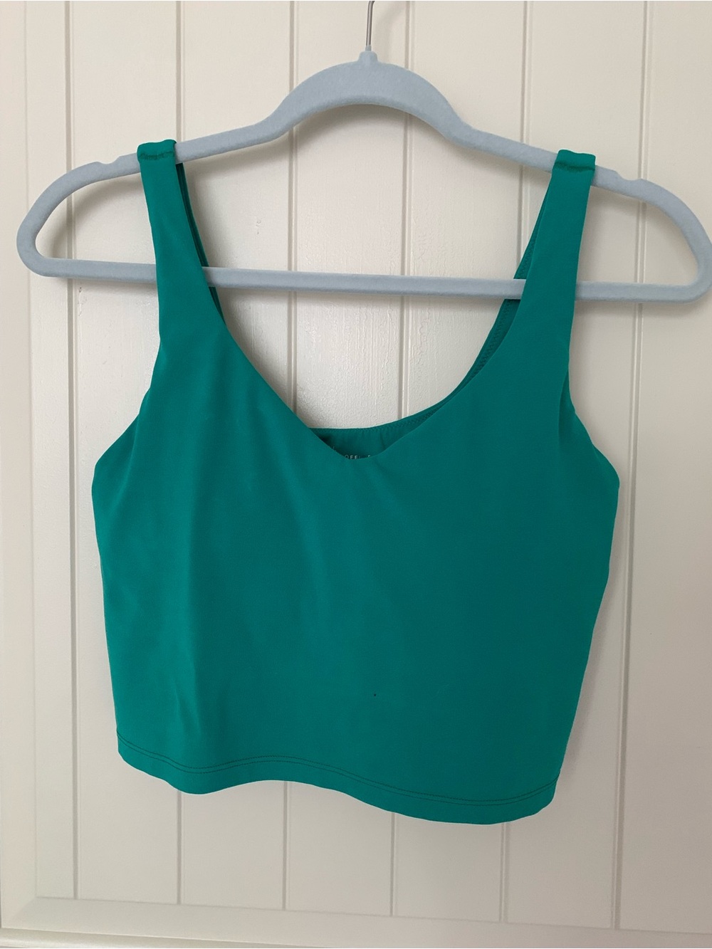 Offline Aerie Real Me Low Key Longline Bralette Teal Green Sz L